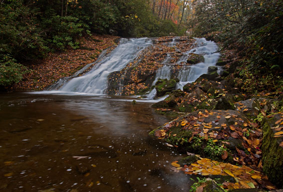 Indian Creek Falls im Great Smoky Mountains Nationalpark