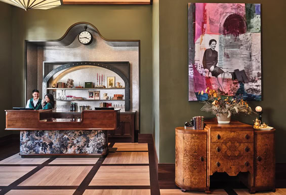 Denver - The Crawford Hotel - Rezeption