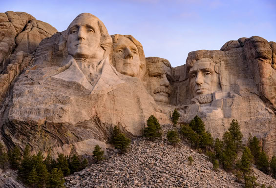 Mount Rushmore - Sonnenaufgang