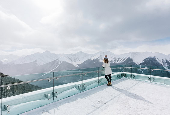 Banff- Gondola Aussichtsplattform